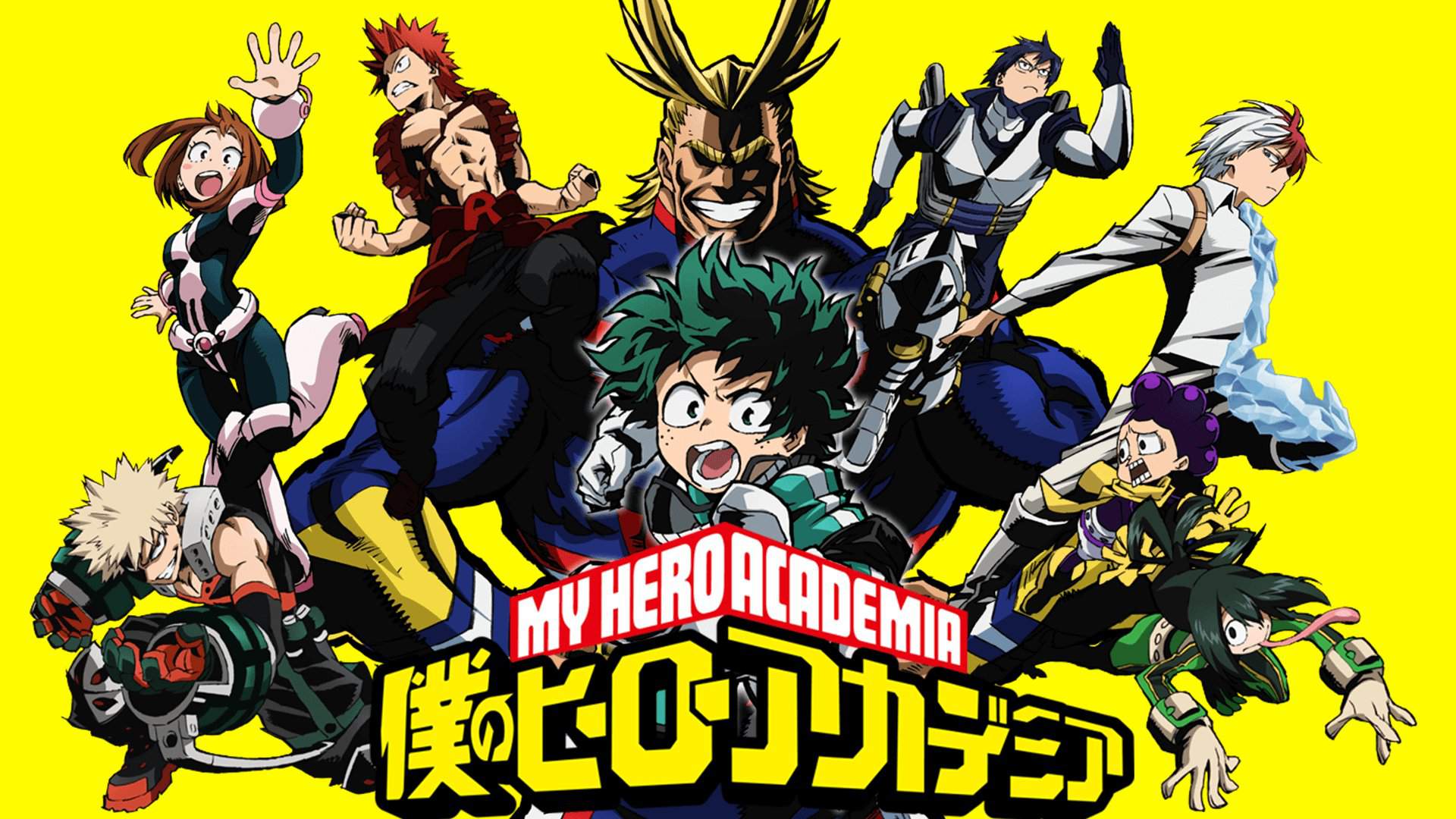 معرفی انیمه مدرسه قهرمانانه من My Hero Academia زومجی