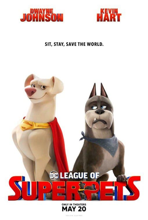 کریپتو در پوستر جدید انیمیشن DC League of Super Pets