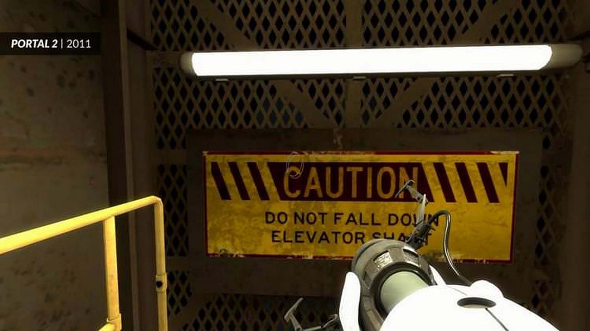 علامت‌های محیطی برای راهنمایی گیمر در بازی پورتال ۲