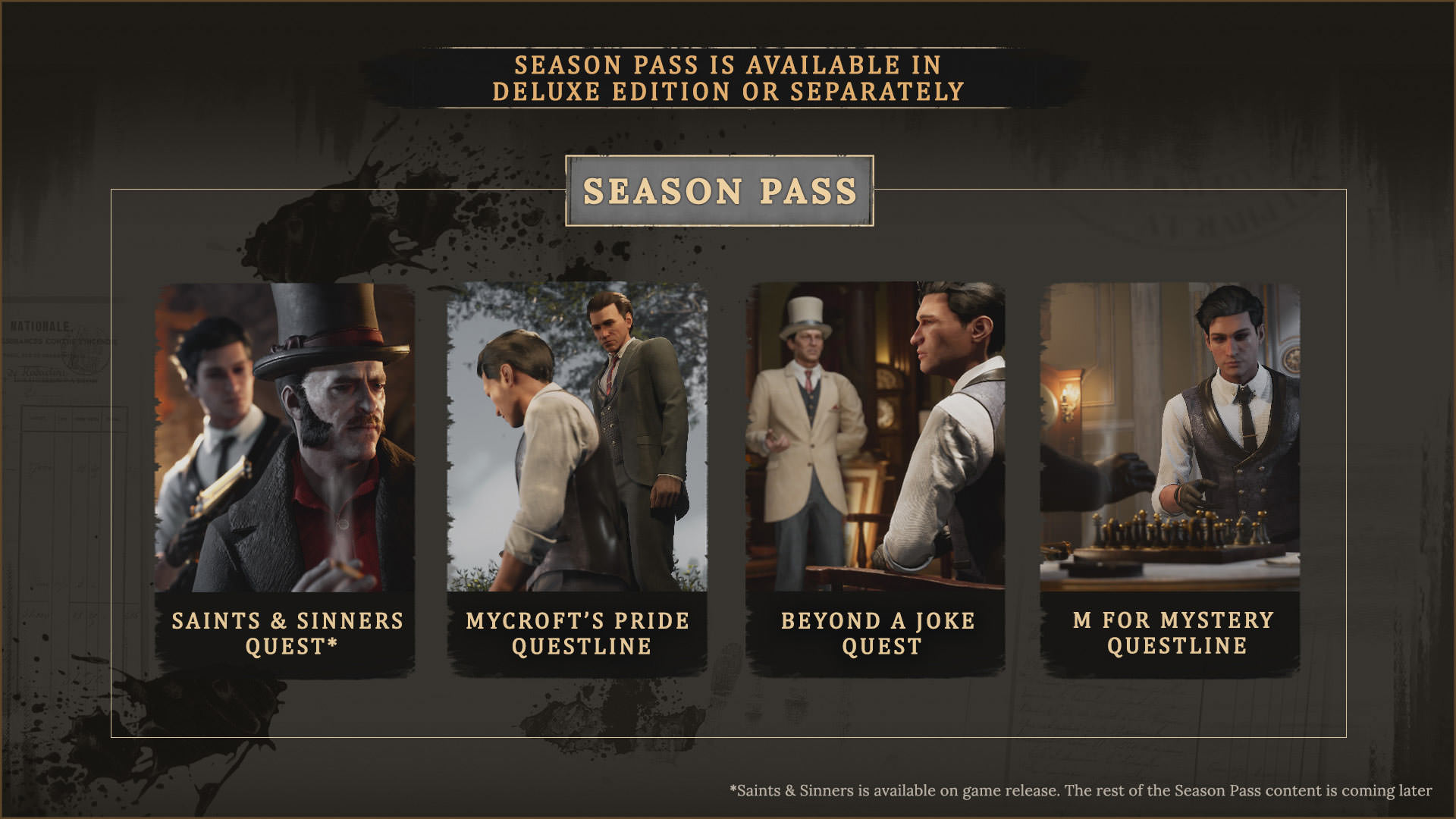 محتوای Season Pass بازی Sherlock Holmes: Chapter One