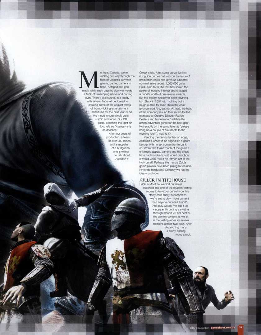 بازی Assassin's Creed در مجلات