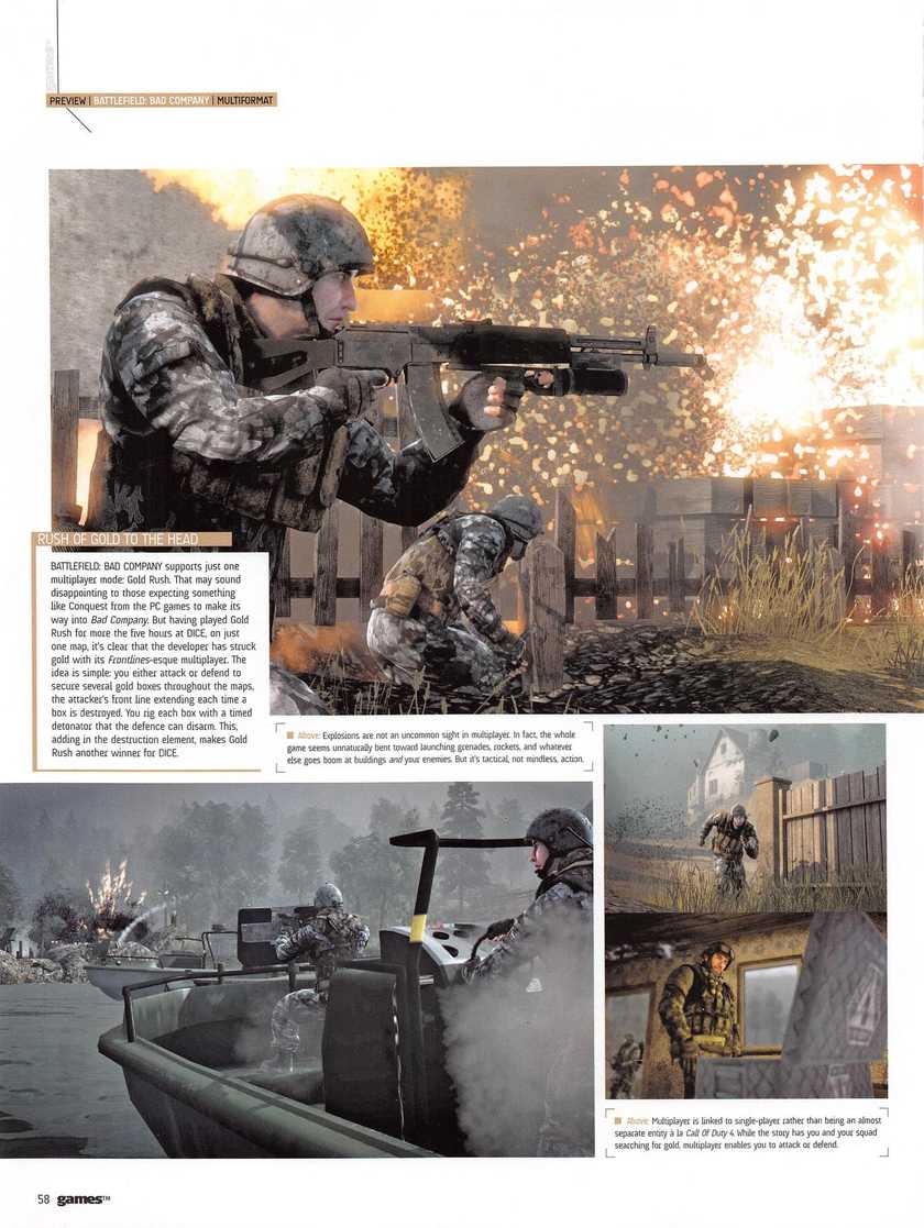 بازی Battlefield: Bad Company در مجلات