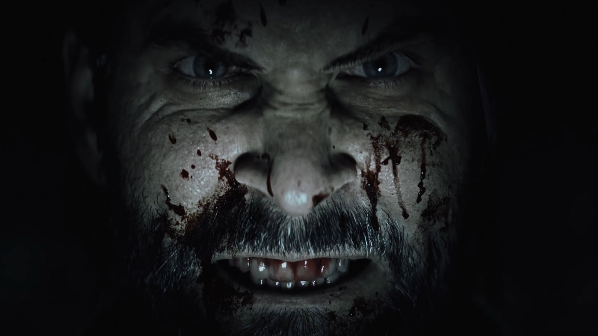 چهره خشمگین و خون آلود در بازی Alan Wake 2 استودیو رمدی