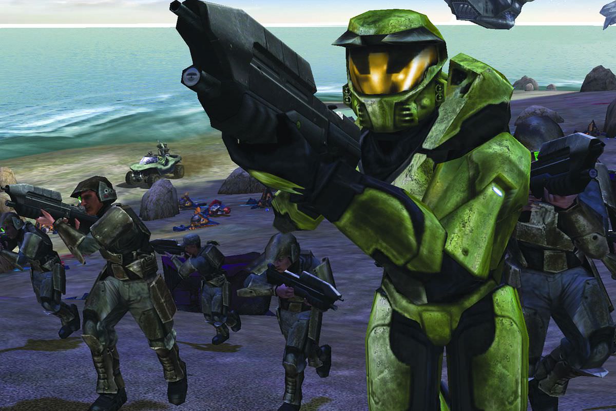 مستر چیف در بازی Halo: Combat Evolved