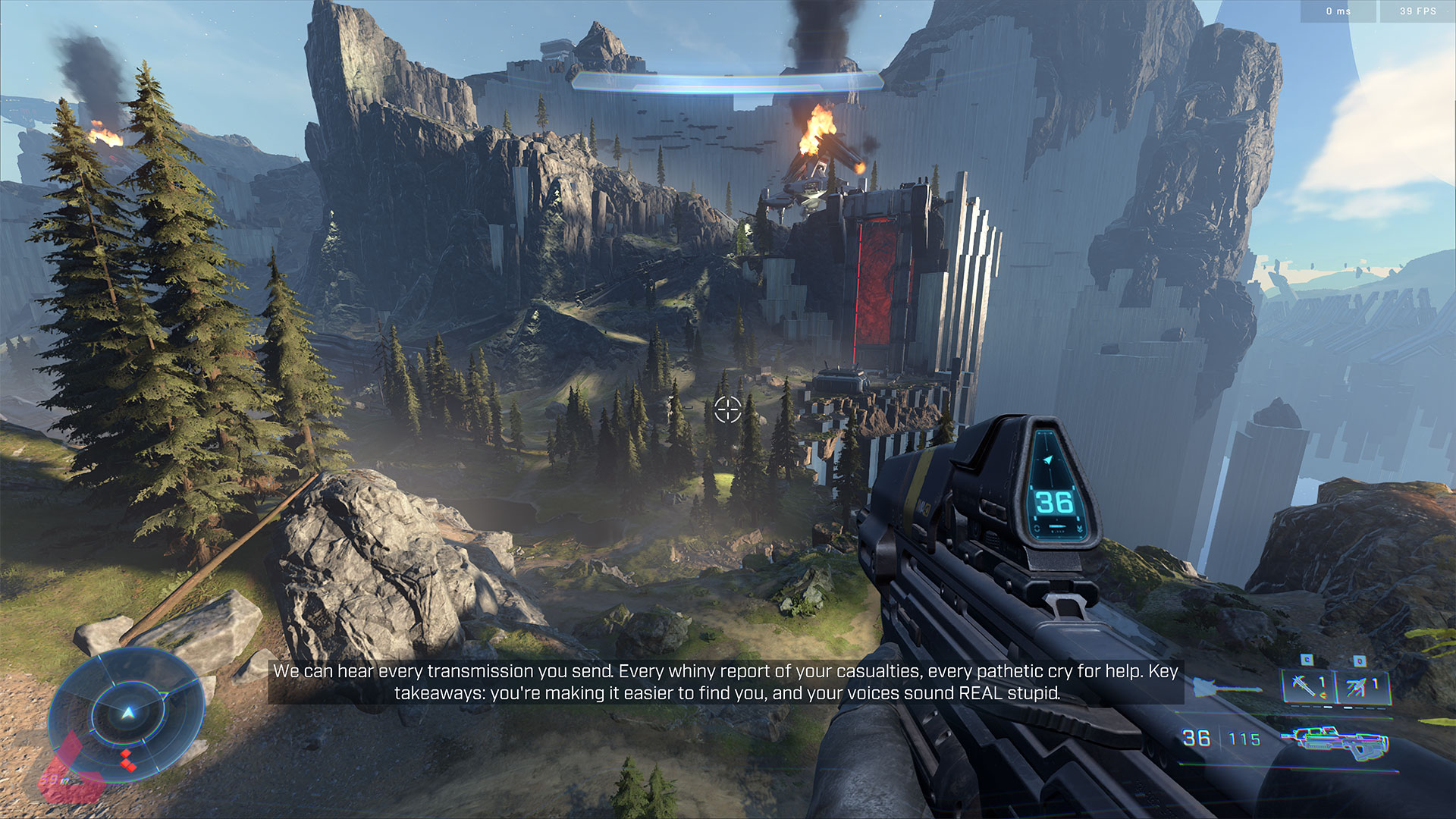 محیط Zeta Halo در بازی Halo Infinite