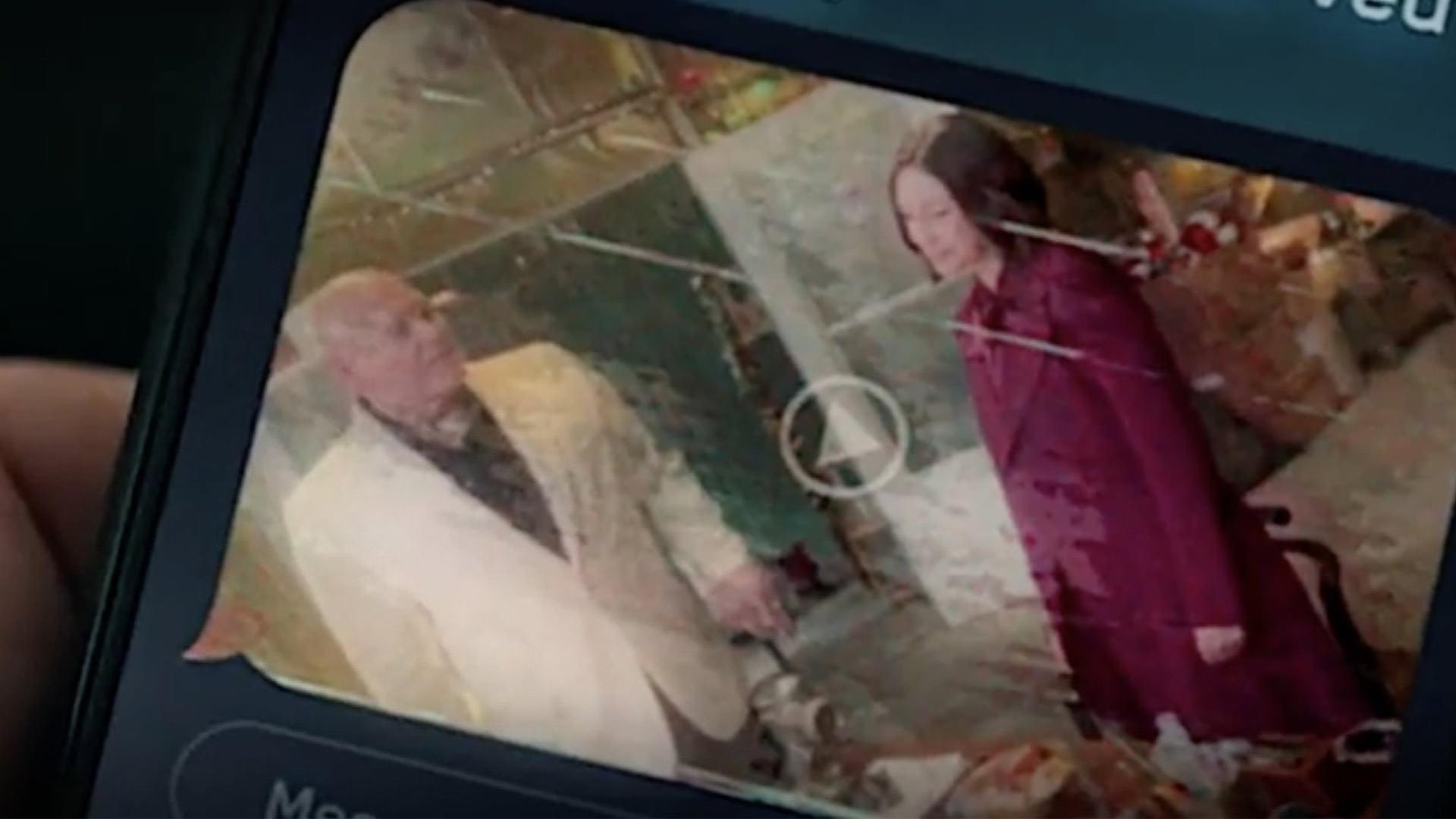 تصویر گرفته شده ویلسون فیسک و النور بیشاپ توسط یلنا بلووا در قسمت پنجم سریال Hawkeye