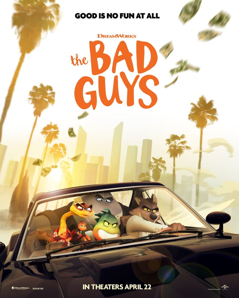 اولین پوستر انیمیشن The Bad Guys