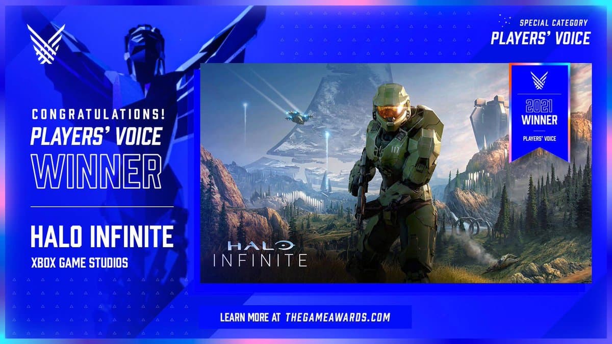  Halo Infinite برنده جایزه بهترین بازی سال از نگاه مخاطبان گیم اواردز	