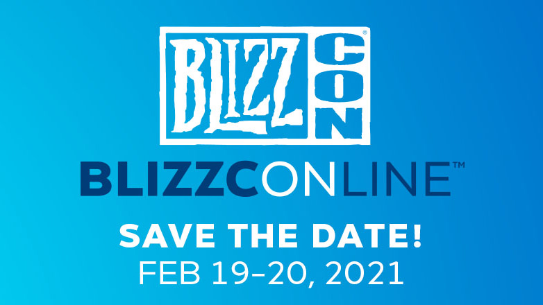 پوستر رویداد آنلاین استودیوی بلیزارد به نام BlizzConline