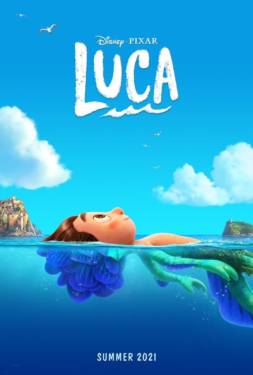 لوکا با ترکیبی از ظاهر انسانی و هیولایی در اولین پوستر انیمیشن Luca؛ انیمیشن بعدی پیکسار