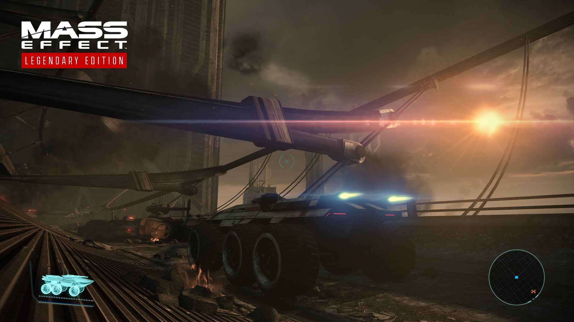 محیط پر جزییات از نسخه ریمستر بازی Mass Effect 1