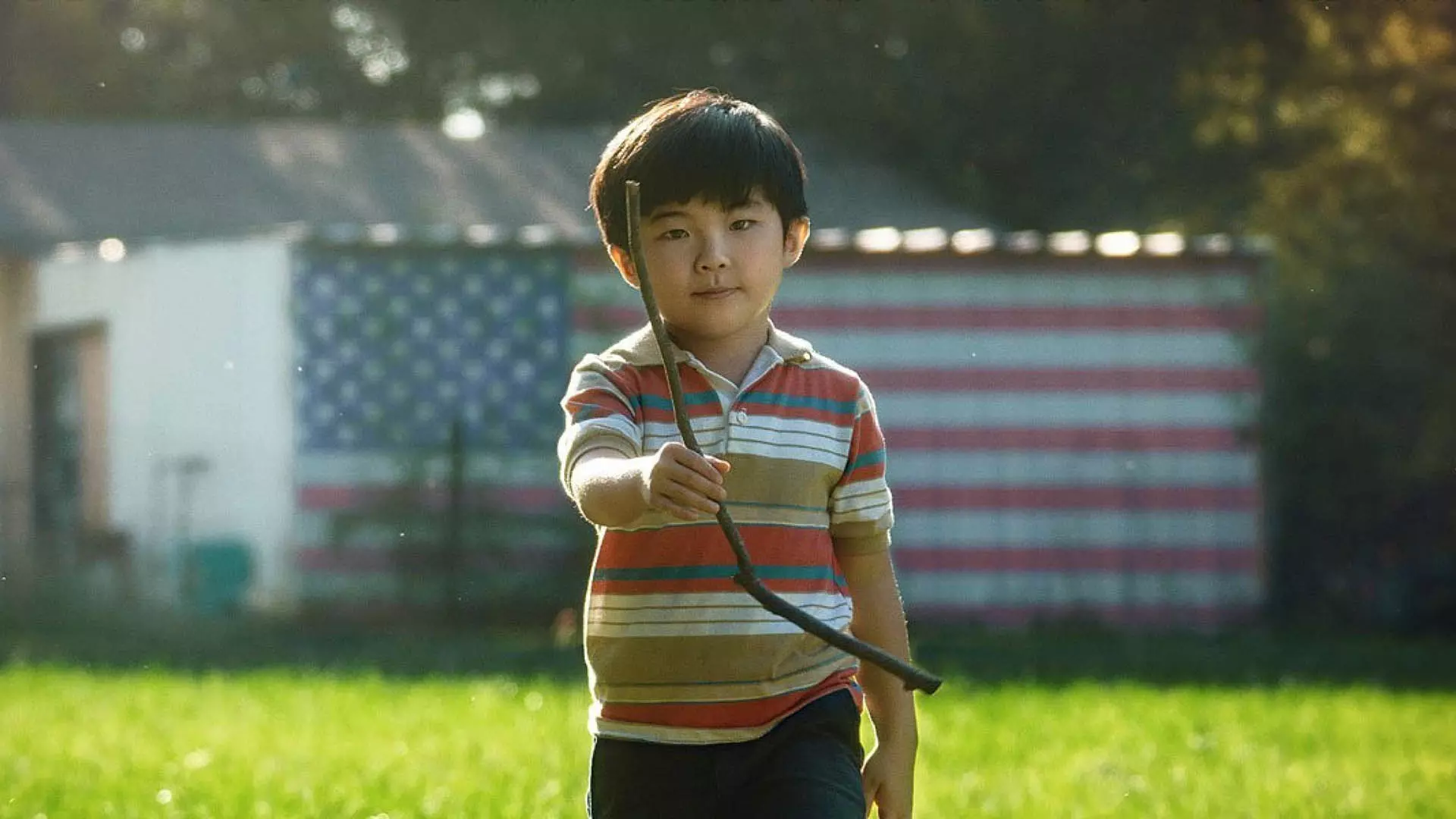 پسر بچه کره‌ای در مزرعه آمریکایی در فیلم Minari