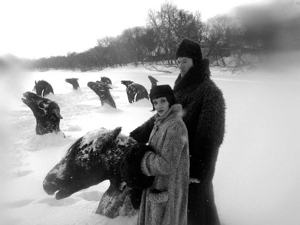 فیلم مستند سیاه و سفید My Winnipeg و اسب‌هایی که سرهای خود را به سمت بالا می‌گیرند
