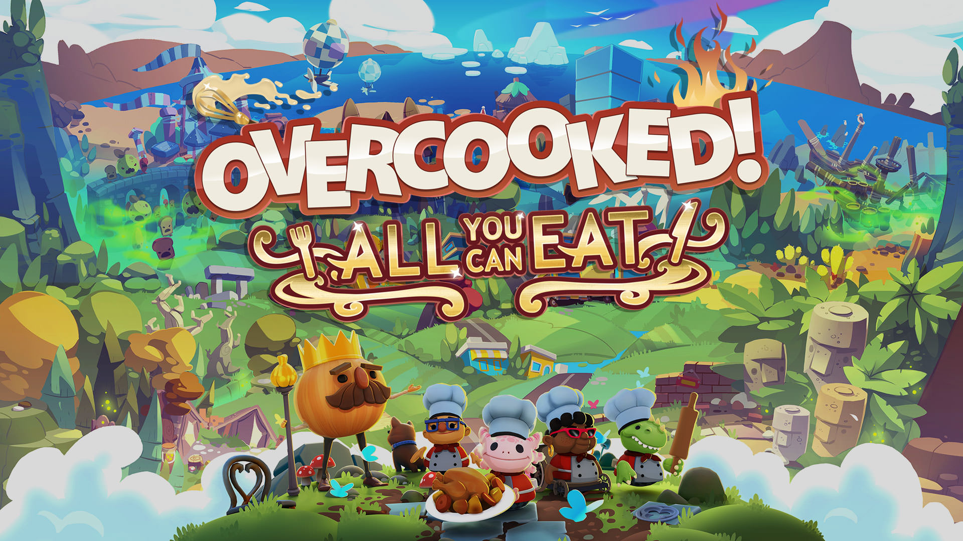 پوستر بازی Overcooked! All You Can Eat