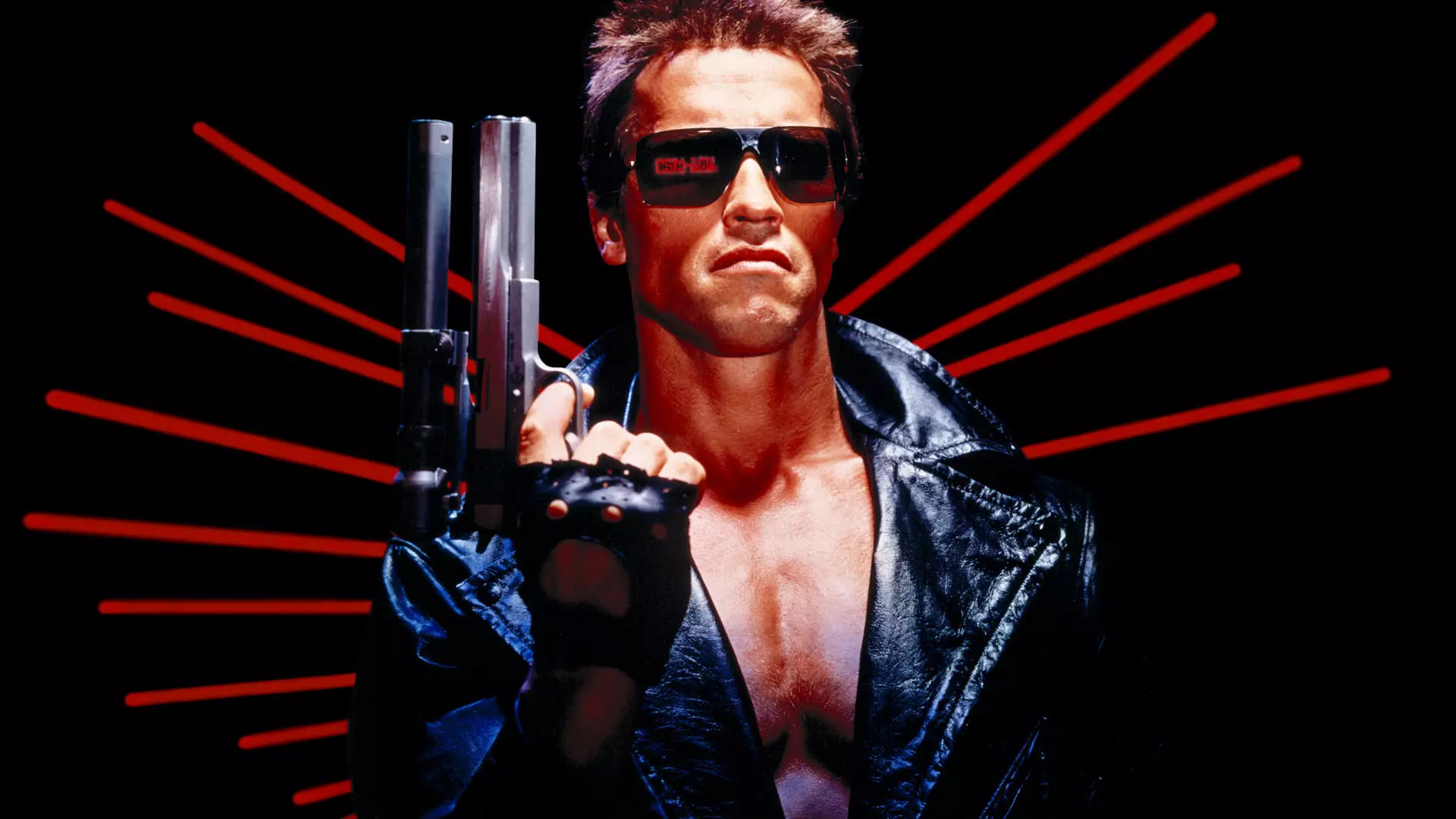  آرنولد شوارزنگر در نقش ترمیناتور در فیلم Terminator