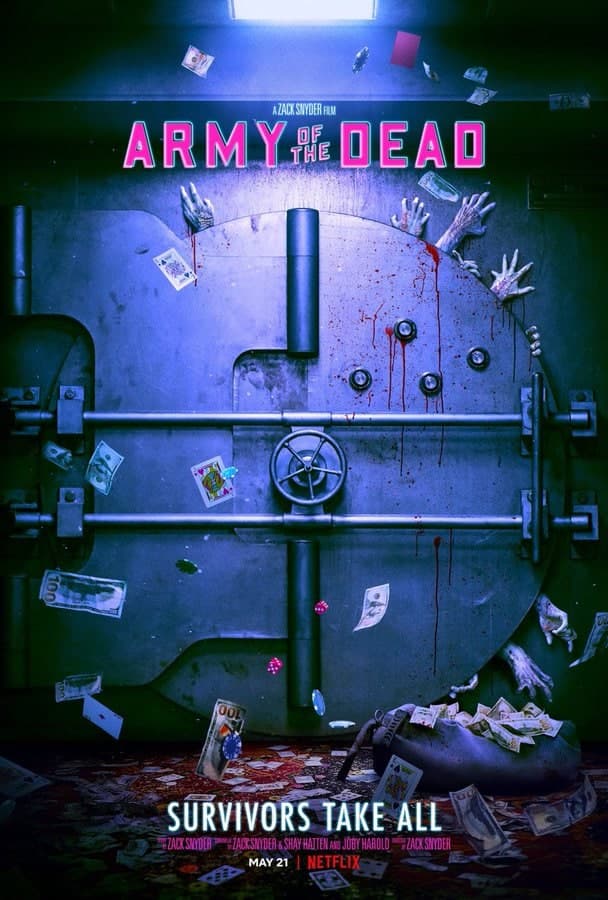 اولین پوستر فیلم Army of the Dead به کارگردانی زک اسنایدر