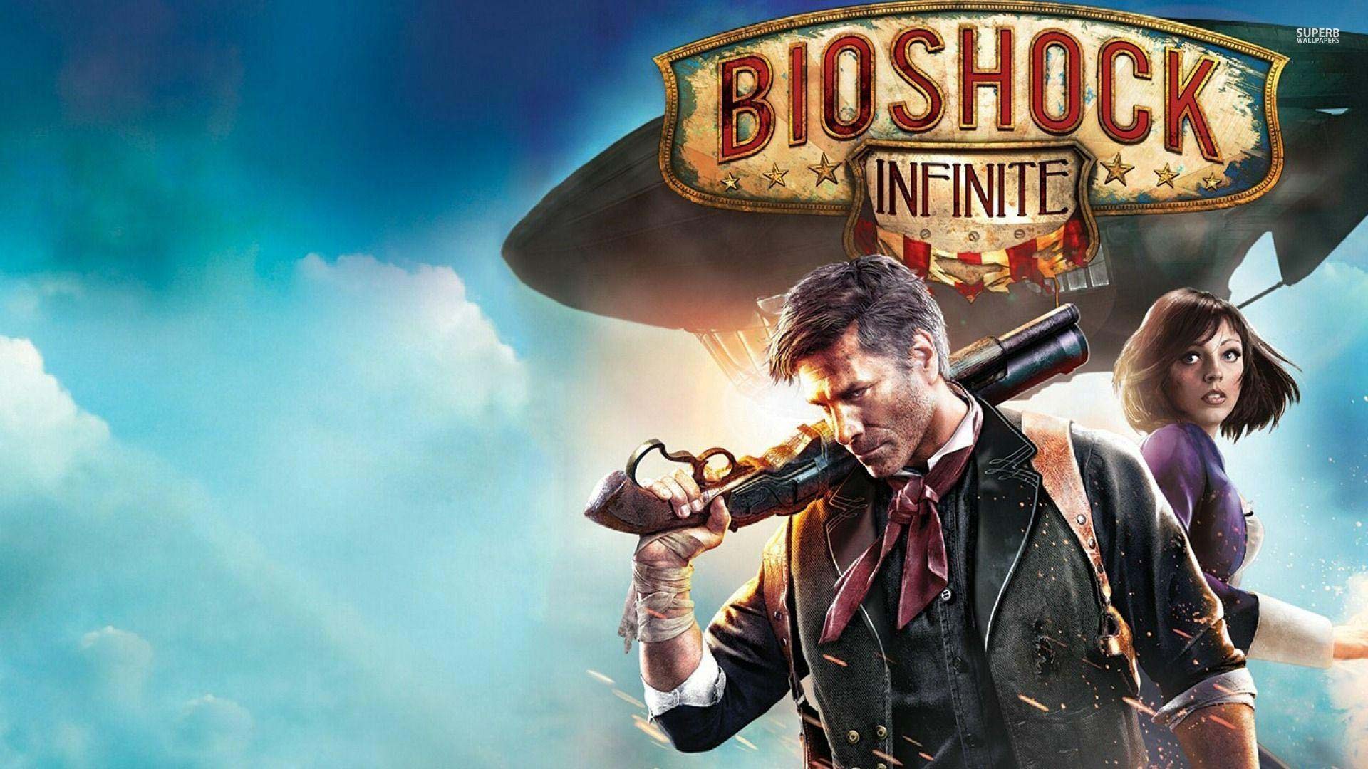 Bioshock Infinite and Elizabeth game logo