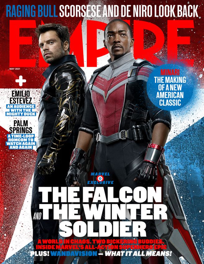 جلد شماره یک سریال The Falcon and The Winter Soldier در شماره جدید مجله امپایر