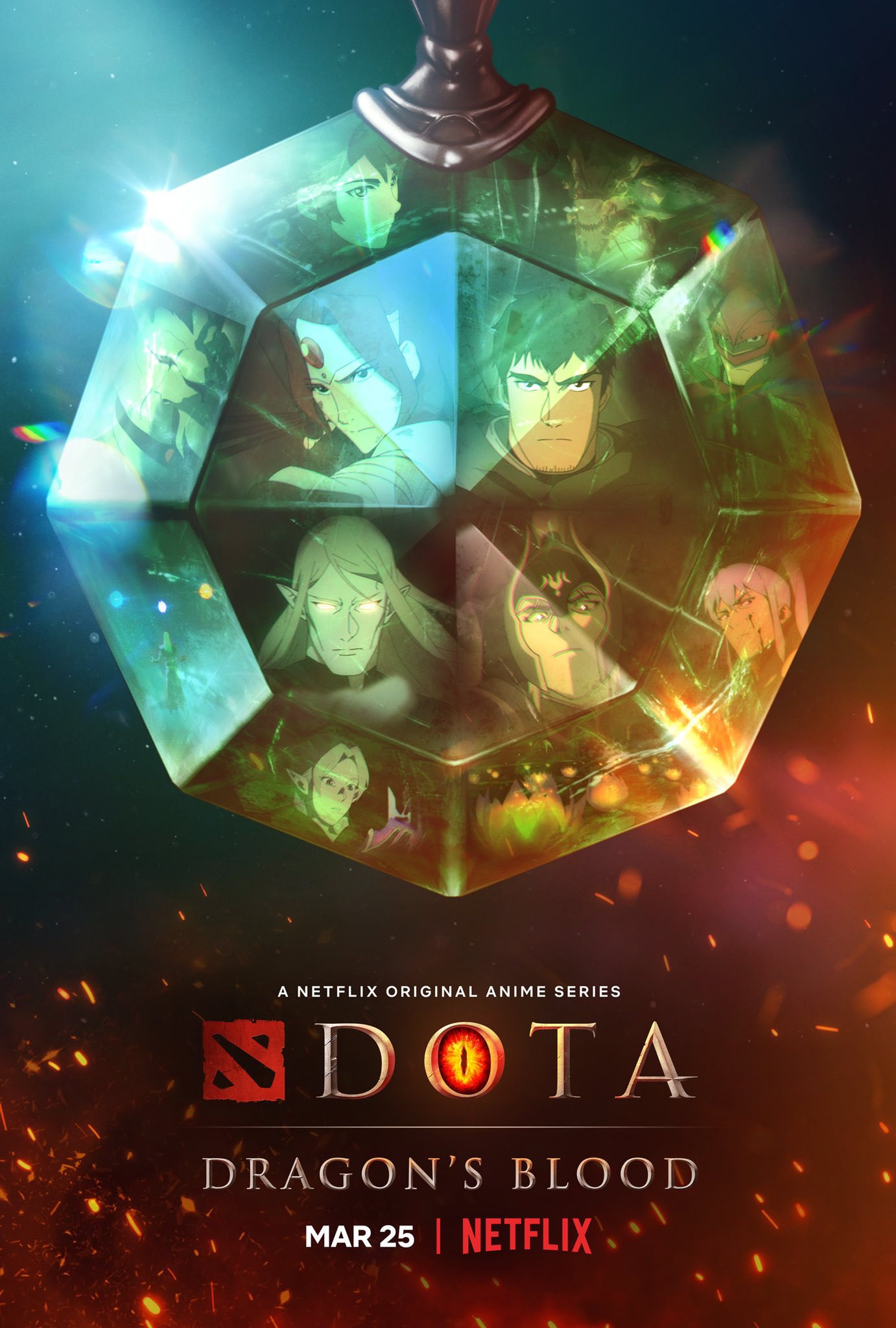 کاراکترهای اصلی انیمیشن سریالی Dota: Dragon