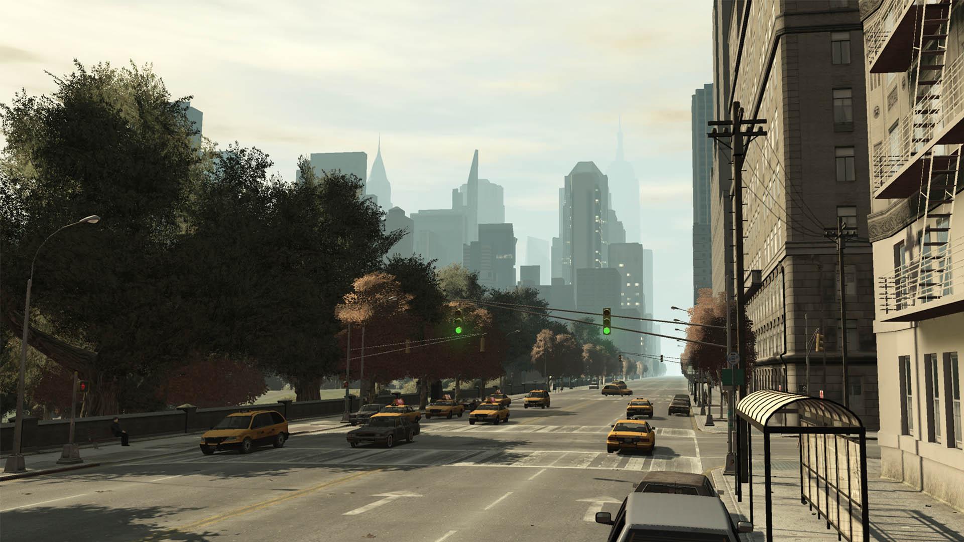 خیابان‌های لیبرتی سیتی در بازی GTA IV