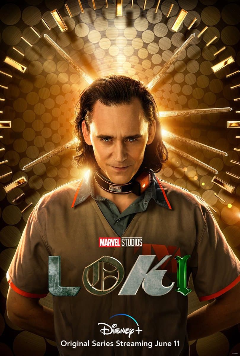 تام هیدلستون در نقش لوکی در اولین پوستر سریال Loki