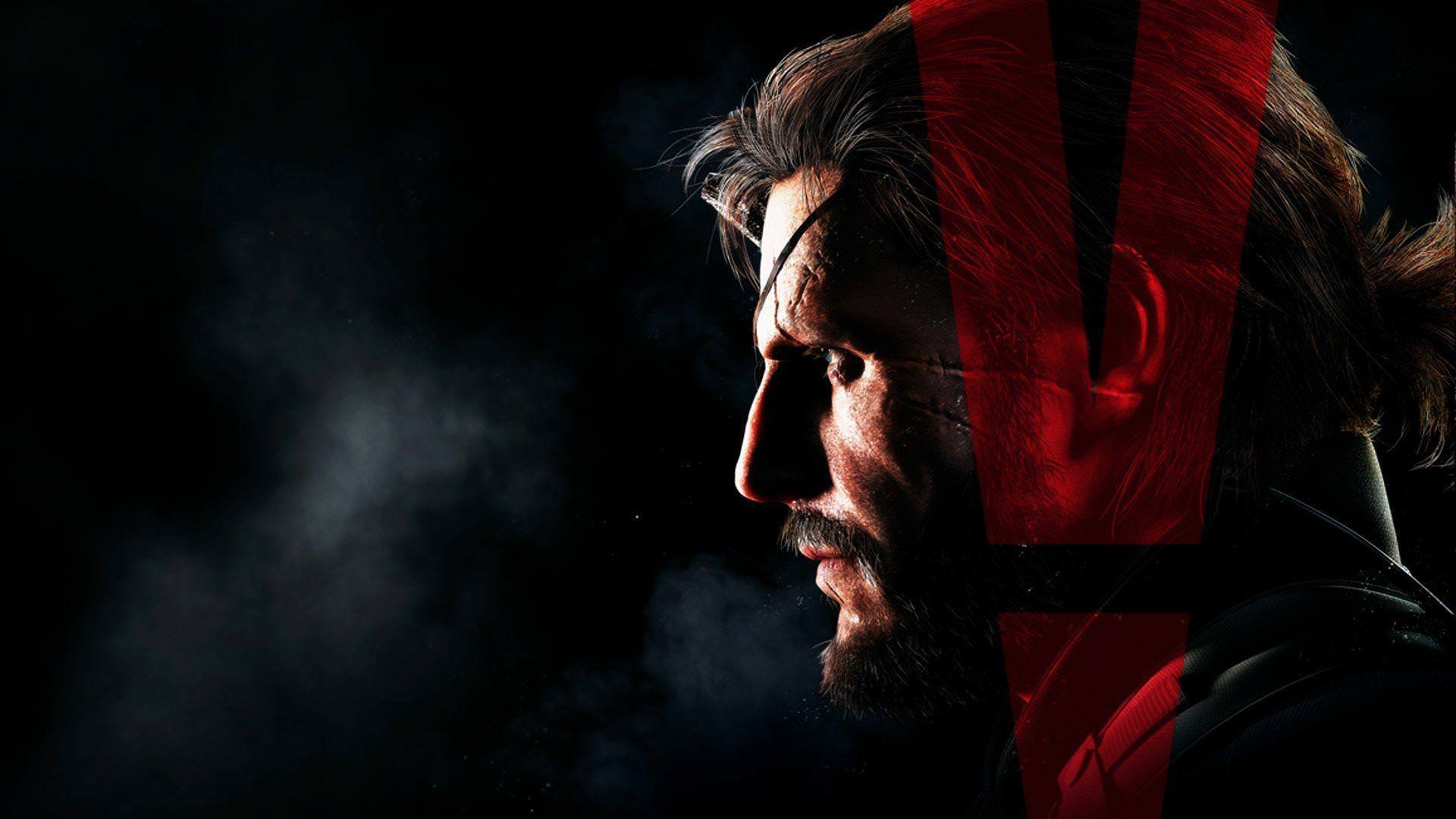 اسنیک و لوگوی بازی Metal Gear Solid V: The Phantom Pain