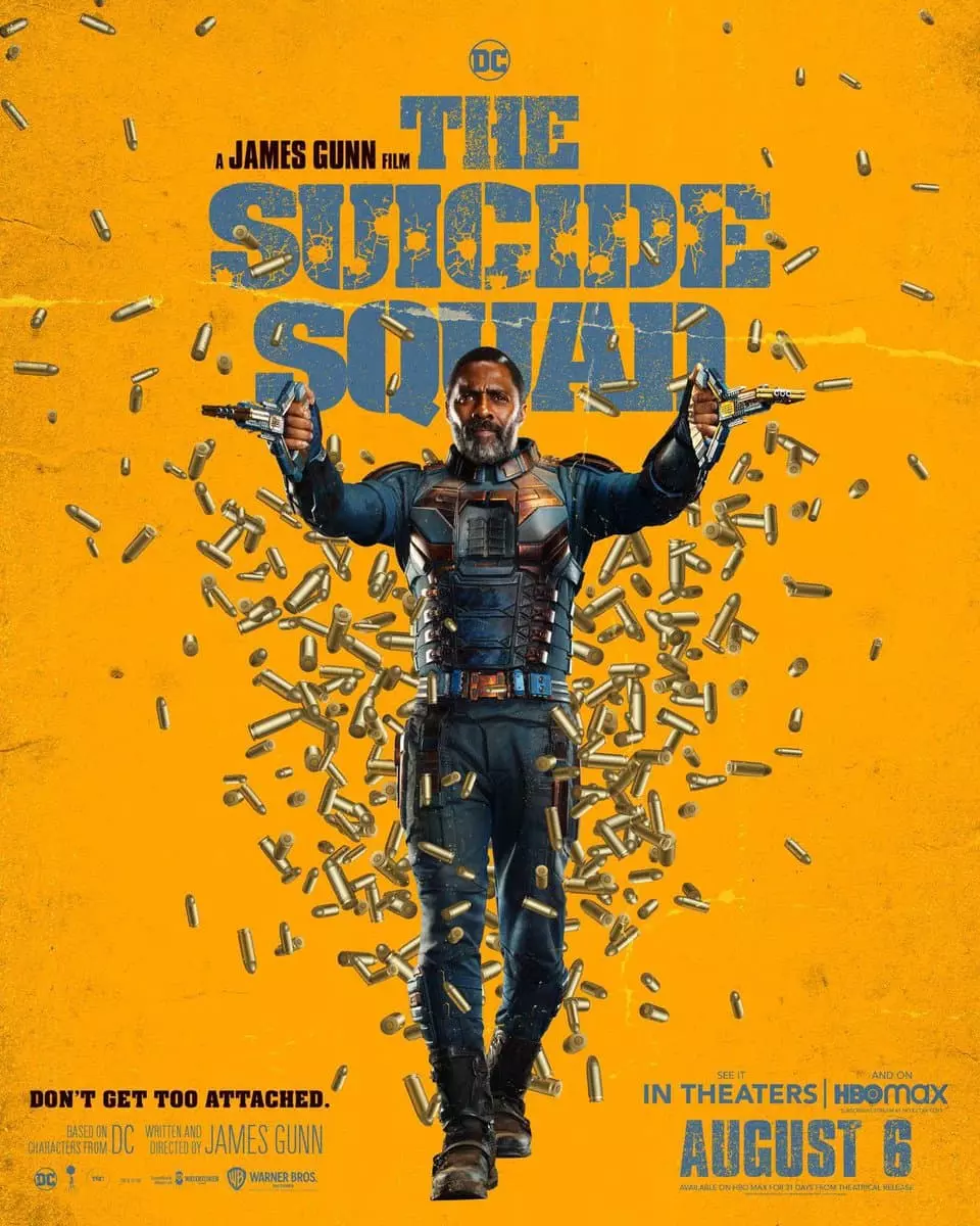 ادریس البا در نقش بلاداسپرت در پوستر شخصیت فیلم The Suicide Squad