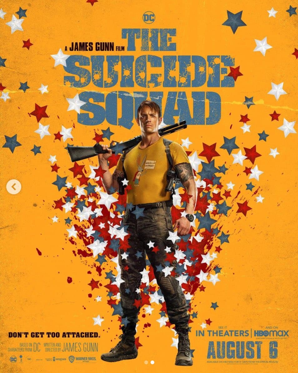 جول کینامن در نقش ریک فلگ در پوستر شخصیت فیلم The Suicide Squad
