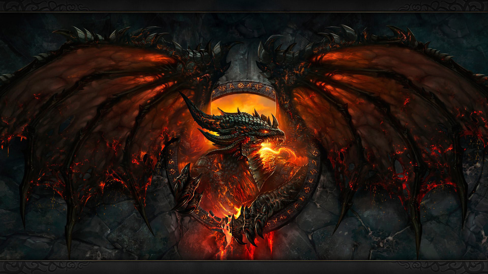 The main dragon of the game World of Warcraft: Cataclysm