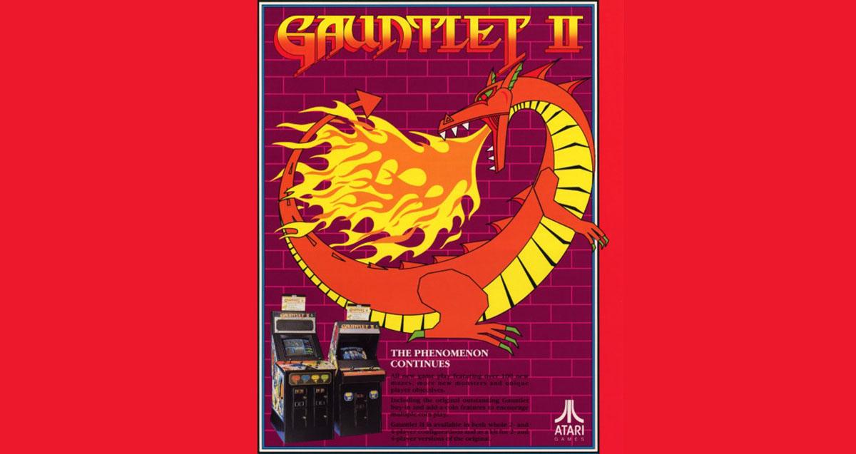 تبلیغ بازی Gauntlet 2 برای دستگاه‌های آرکید