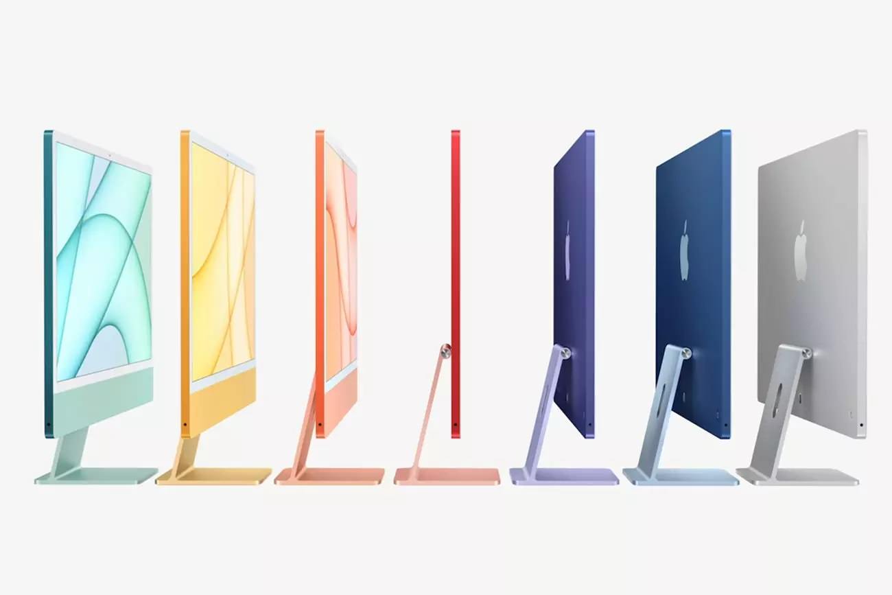رونمایی اپل از آی مک جدید در رنگ‌های مختلف