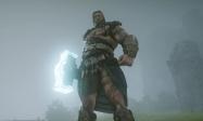 چکش میولنیر و نگاه از بالا به پایین موجود قدرتمند در بازی Odin: Valhalla Rising