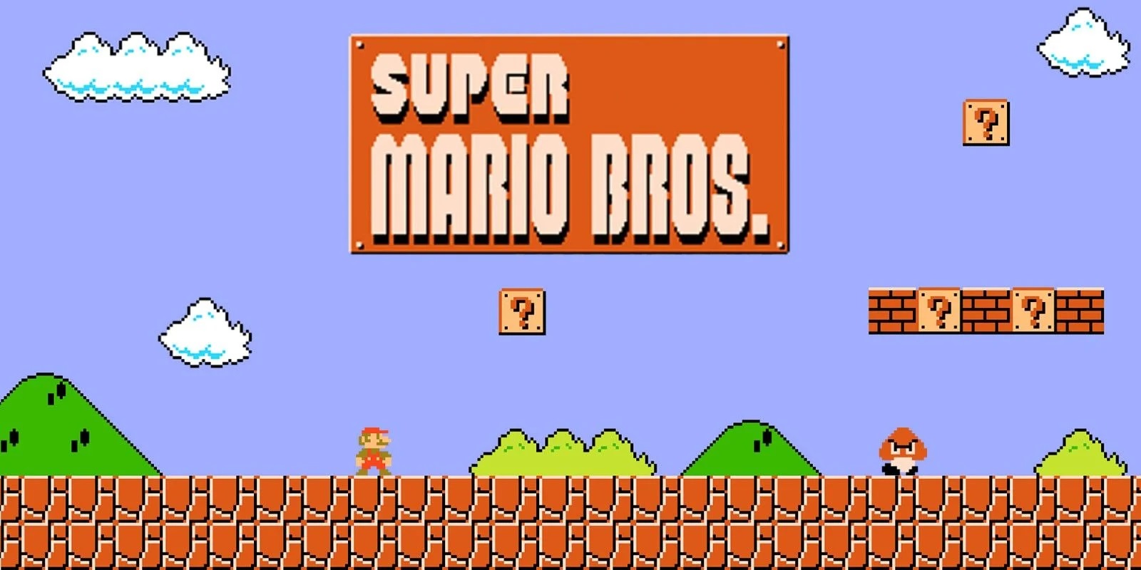 صفحه اصلی بازی Super Mario Bros