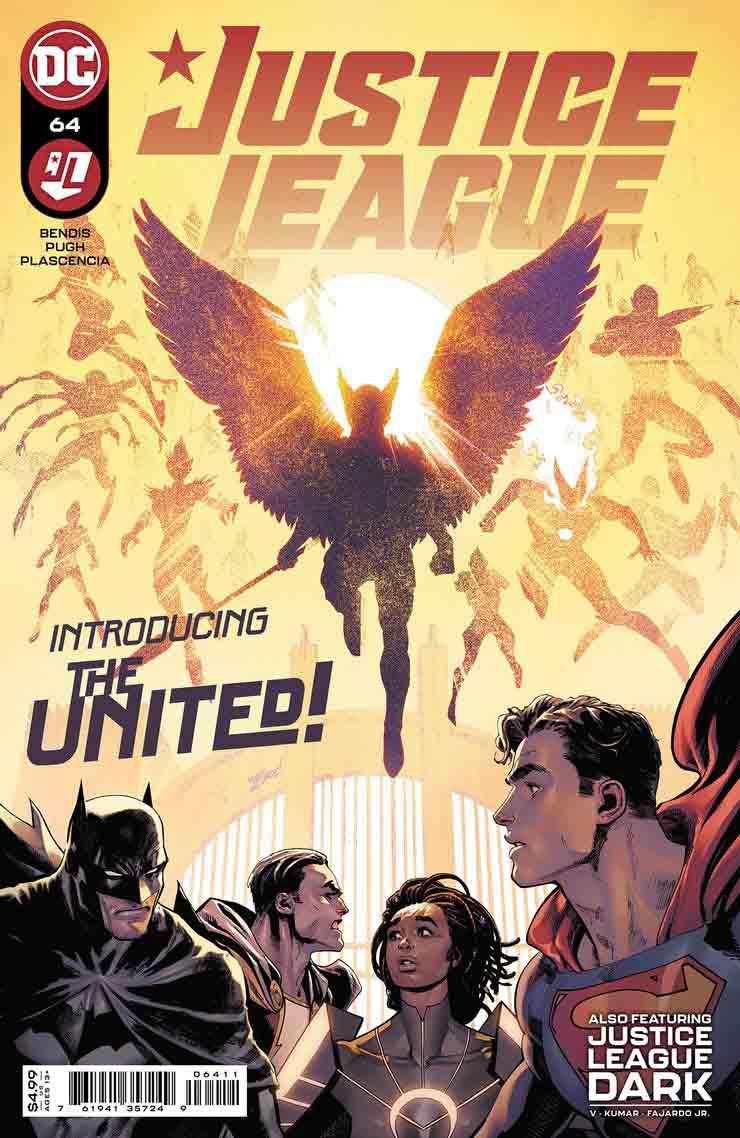 سوپرمن و بتمن و بلک آدام روی جلد قسمت جدید سری کتاب کمیک Justice League