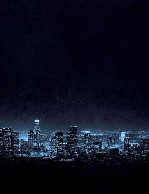 تصویری از شهر لس‌آنجلس در فیلم Heat در شب