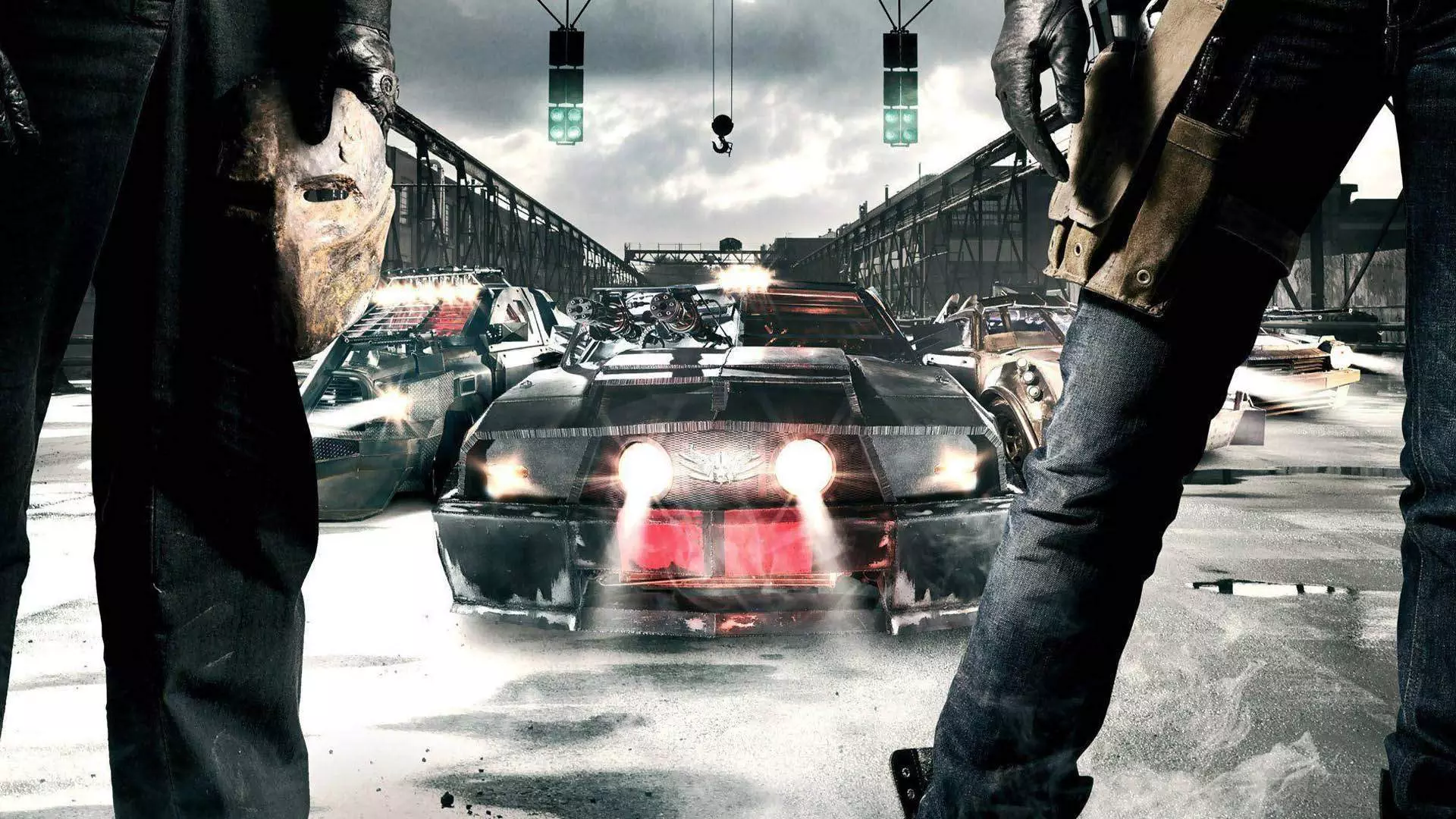 ماشین‌های مسابقه‌ای مرگبار در فیلم death race با ایفای نقش جیسون استاتهام