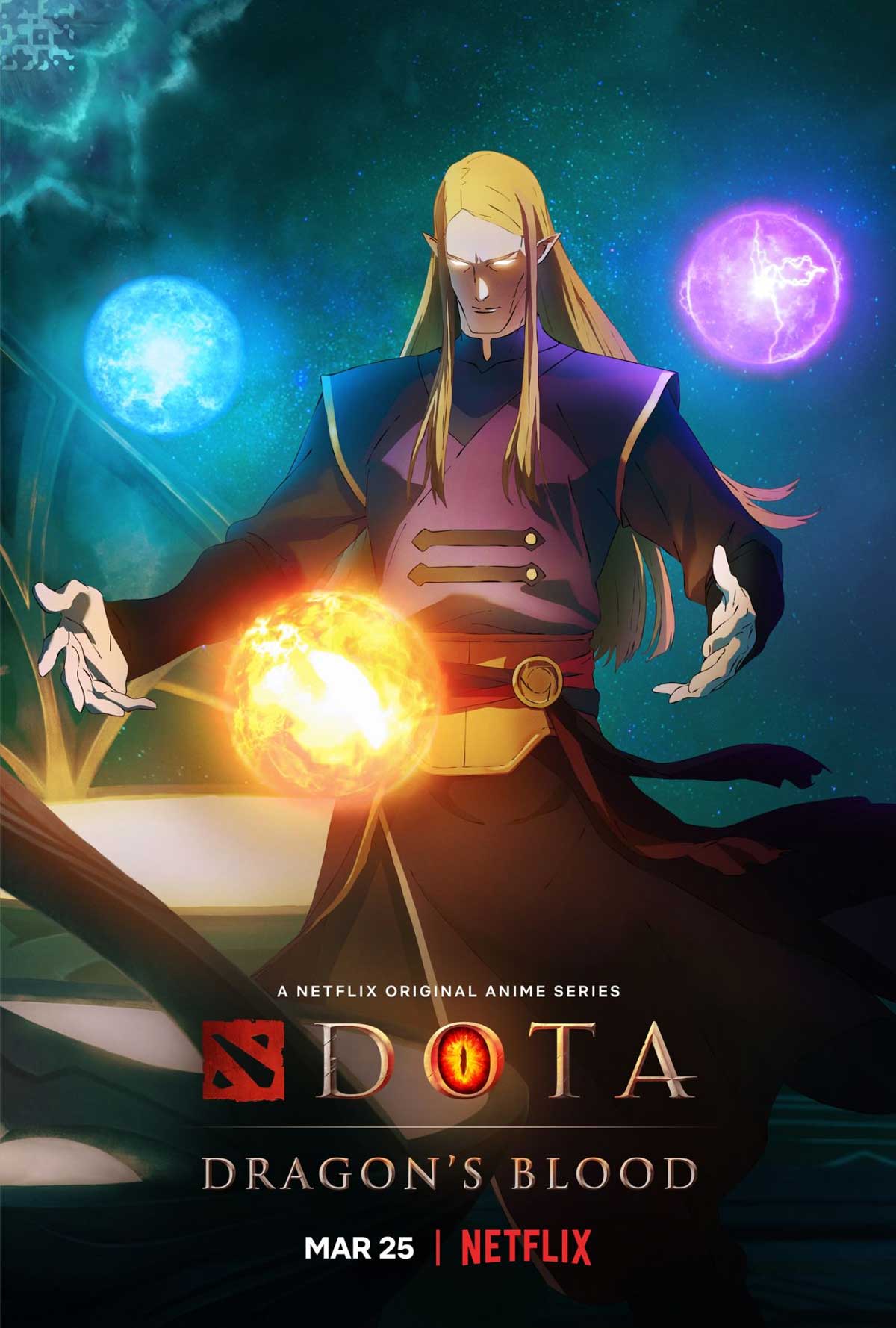 سریال Dota: Dragon's Blood شبکه آنلاین نتفلیکس و عناصر و قدرت های سازنده جهان