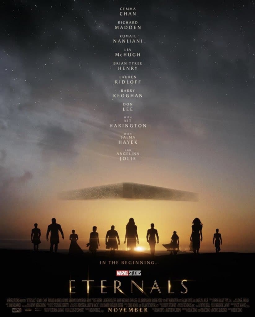 اولین پوستر رسمی فیلم Eternals