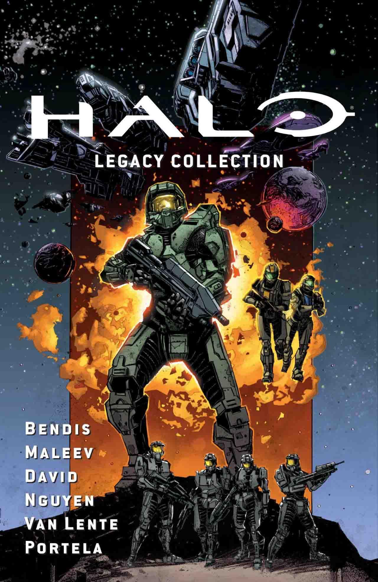 تصویر جلد مجموعه کمیکی Halo: Legacy Collection