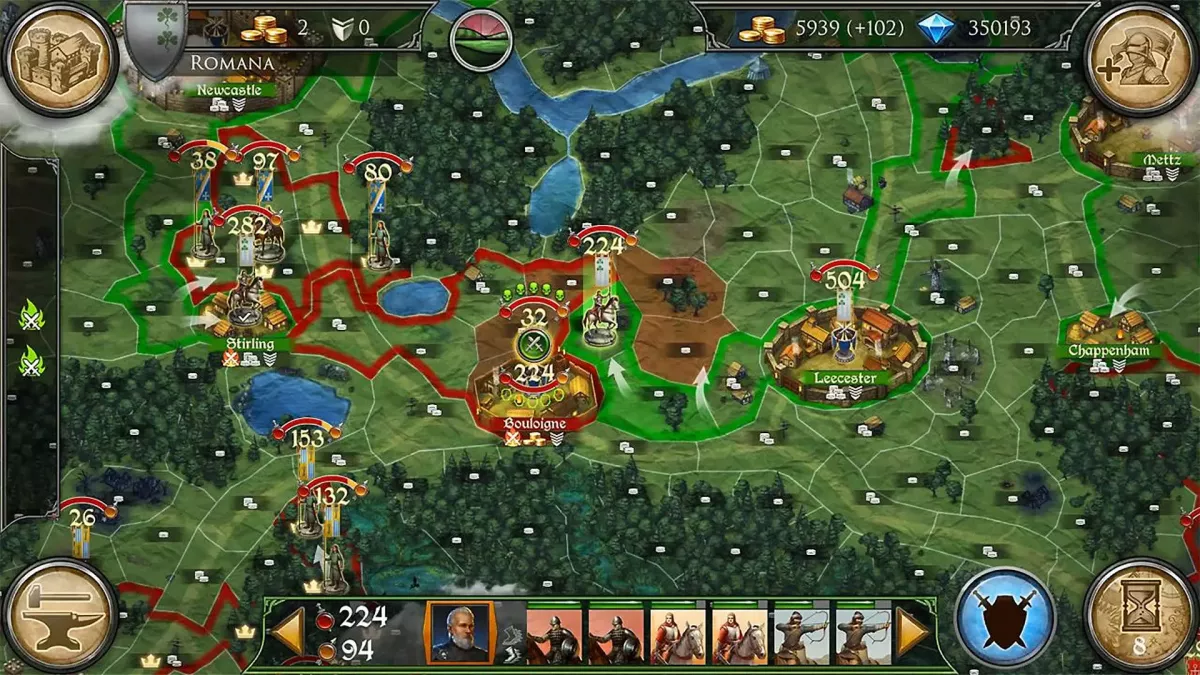 دانلود بازی اندروید Strategy & Tactics: Medieval Civilization games