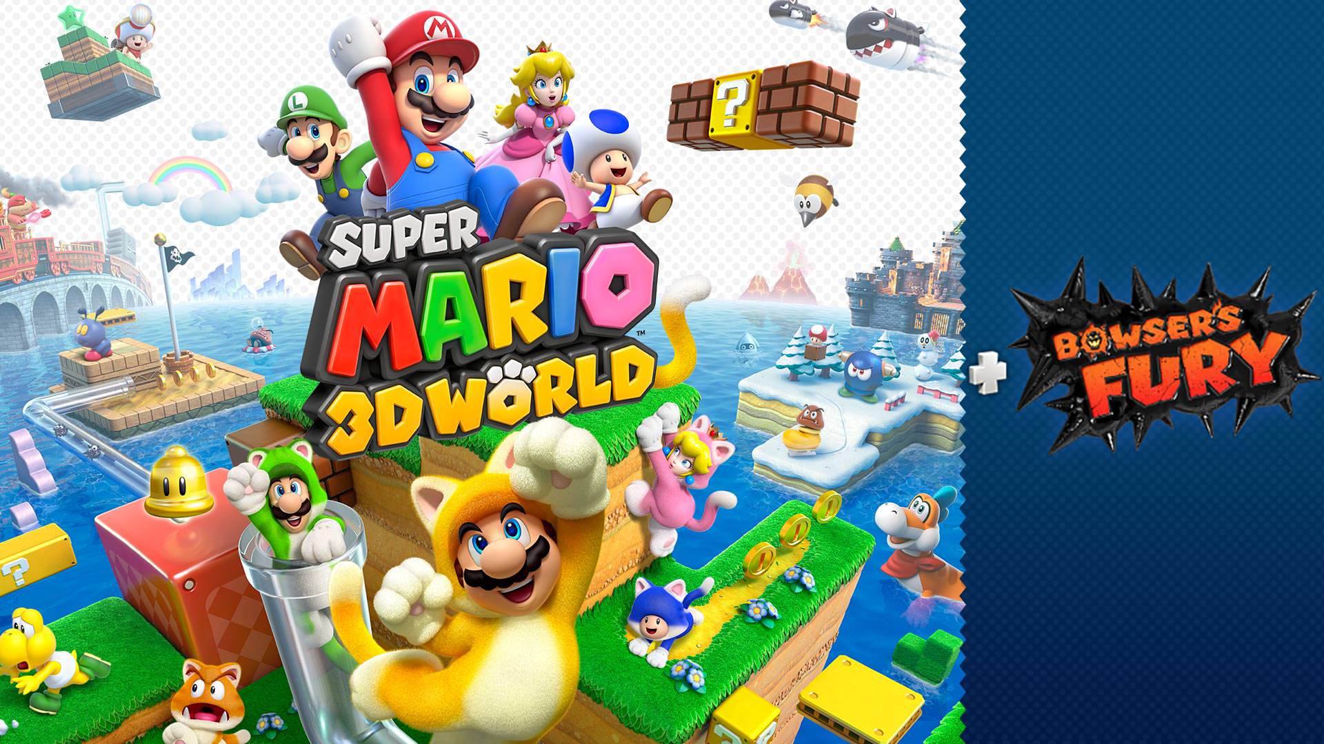 پوستر بازی Super Mario 3D World + Bowser’s Fury