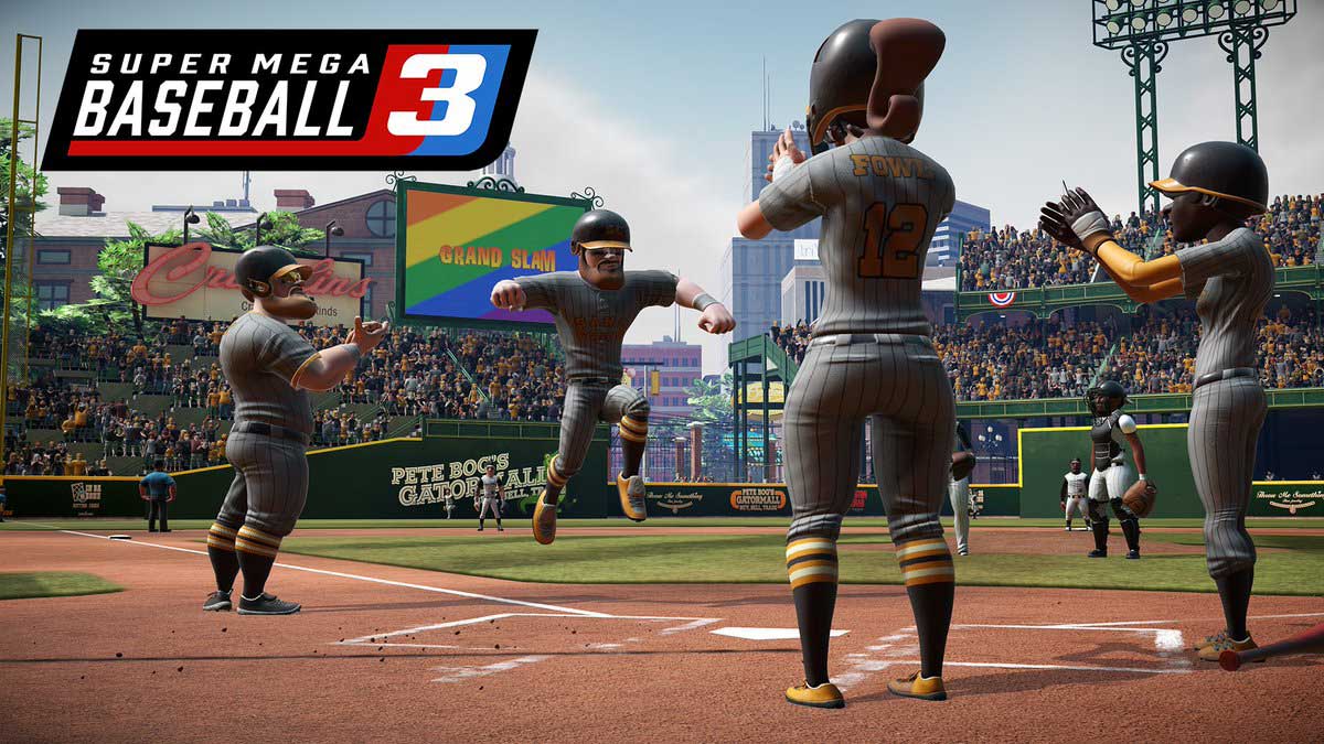بازی Super Mega Baseball 3 و ظاهر بامزه بازیکن های ورزش بیس بال در ساخته استودیو متال هد سافتور الکترونیک آرتز