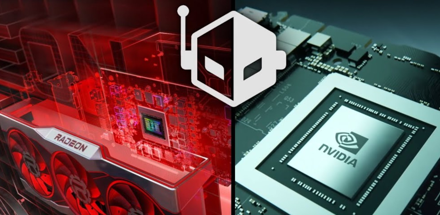 لوگوی انویدیا و AMD