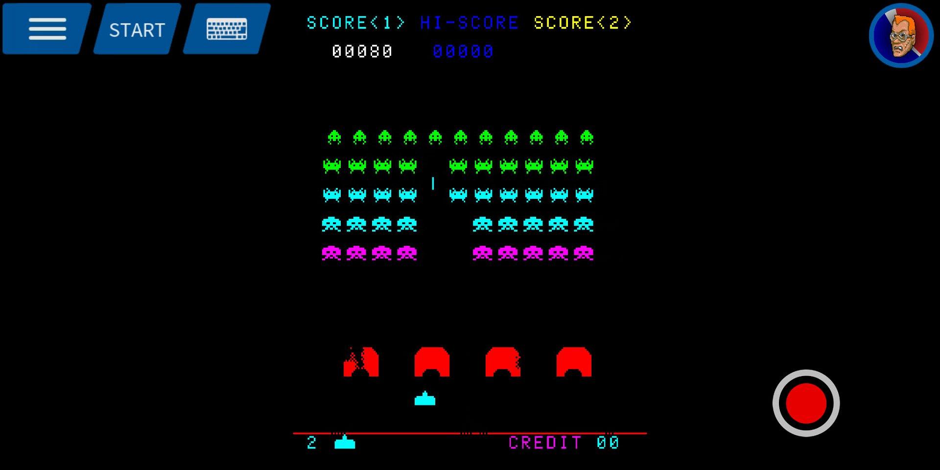 بازی Space Invaders در نسخه موبایل Antstream