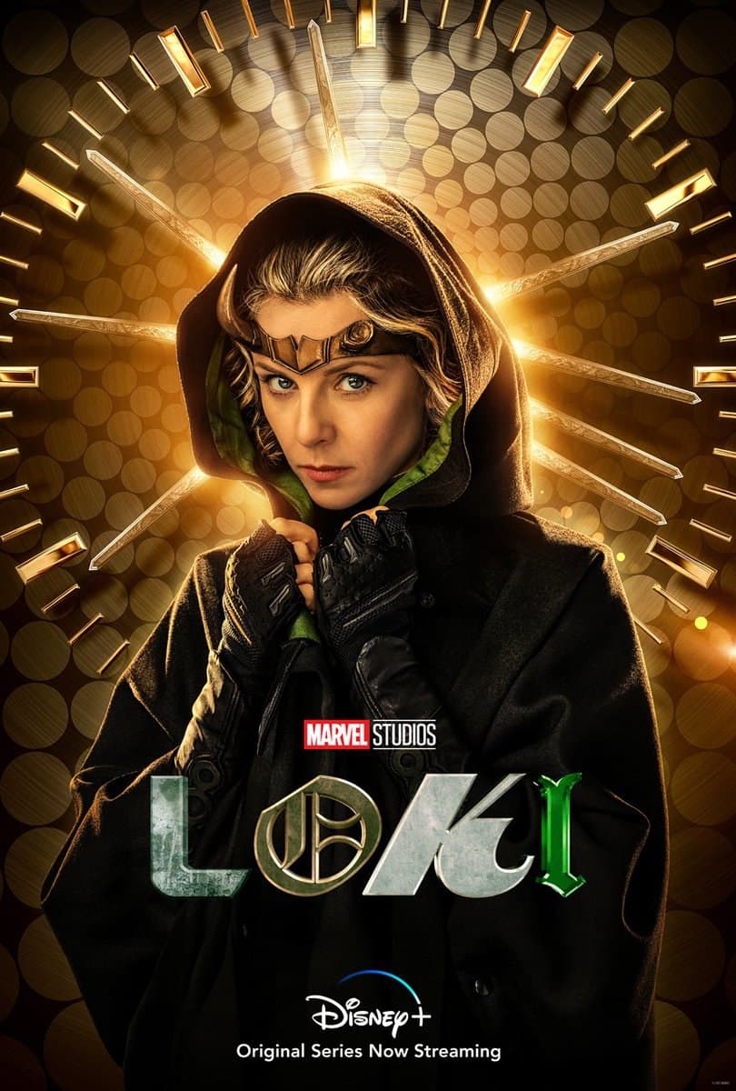 سوفیا دی مارتینو در نقش Variant یا لیدی لوکی در پوستر شخصیت سریال Loki 
