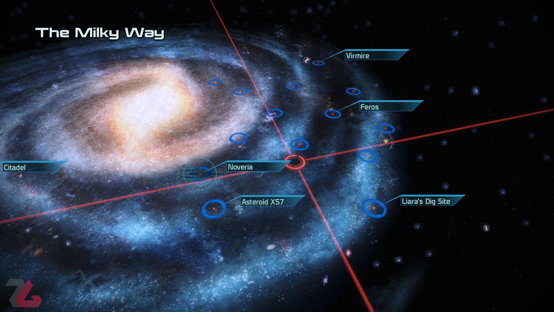 نقشه کهکشان در ریمستر بازی