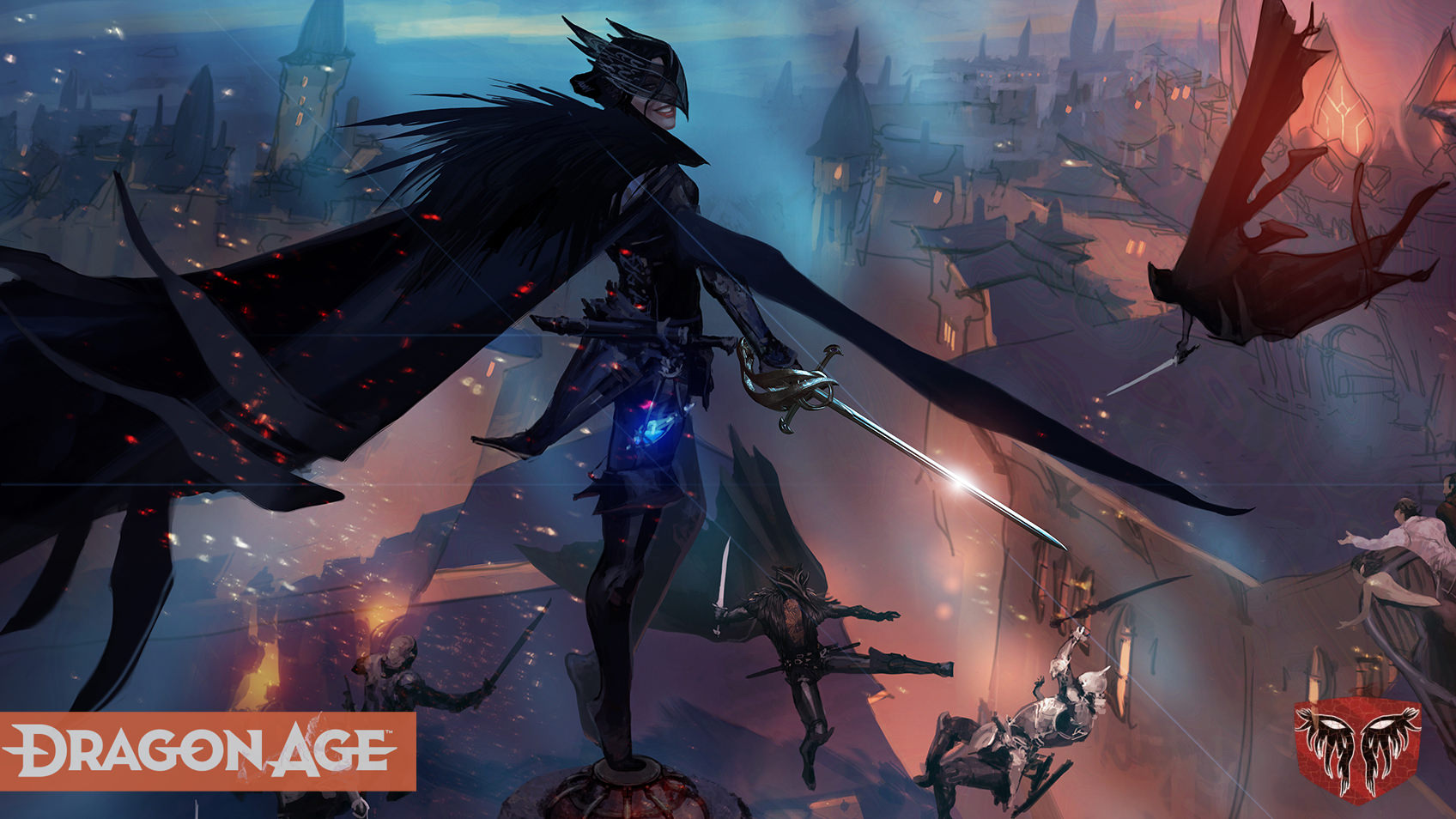 تصویری هنری از اعضای گروه Antivan Crows در بازی Dragon Age 4