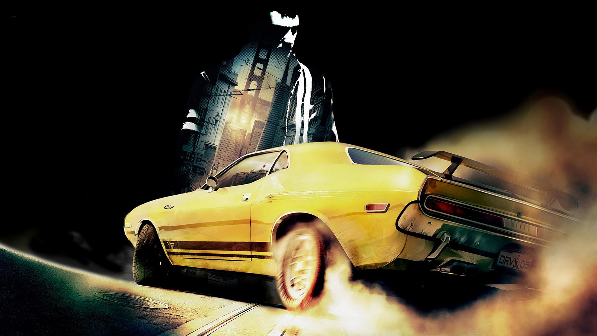 شخصیت جان و ماشین زرد در بازی درایور