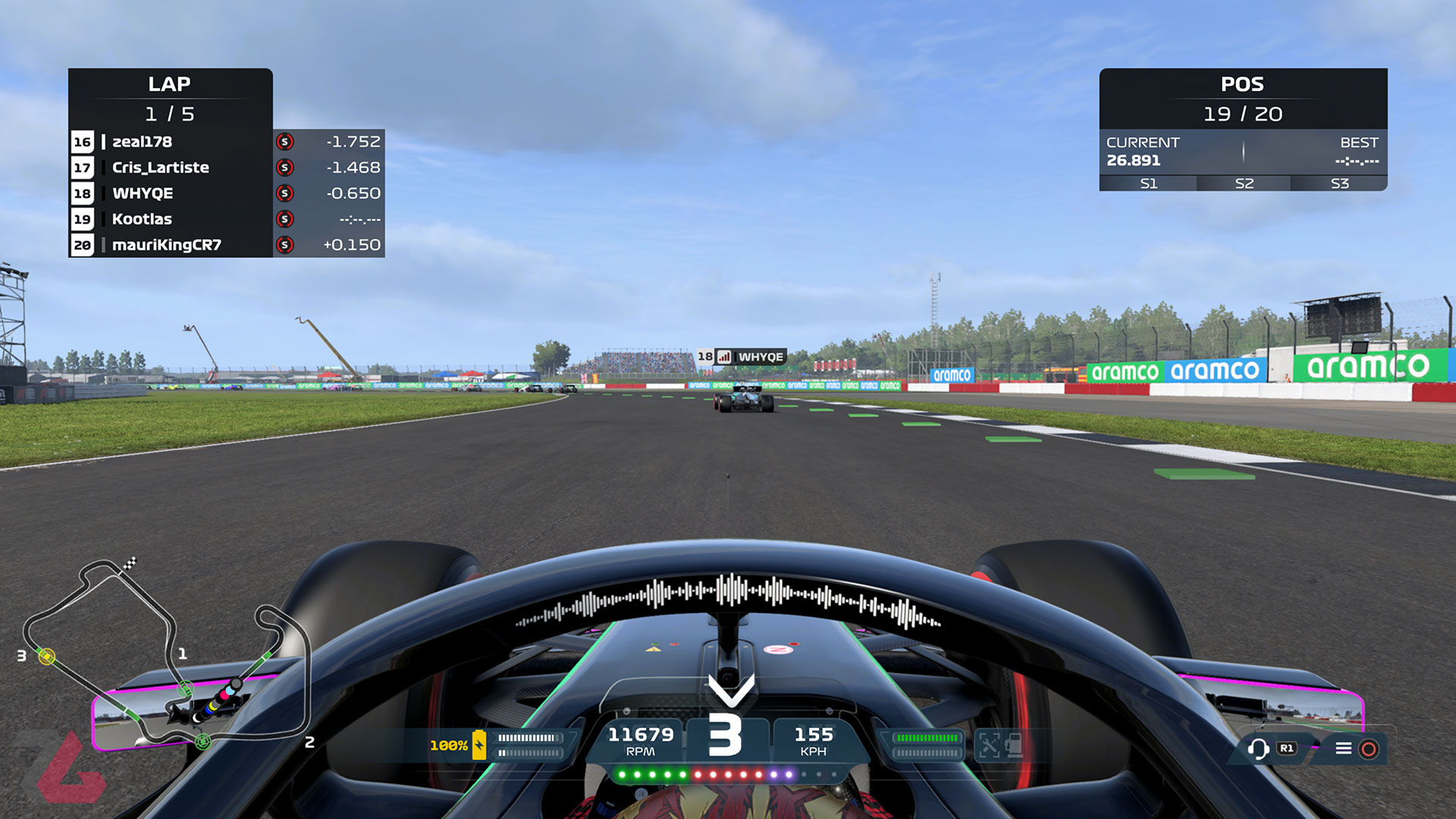 مسابقات آنلاین بازی F1 2021