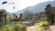 دریاچه و گیاهان در محیط آفتابی بازی Forza Horizon 5